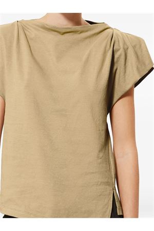 Asymmetrical Cotton T-Shirt ISABEL MARANT | TS0097FAA1N41I50LB